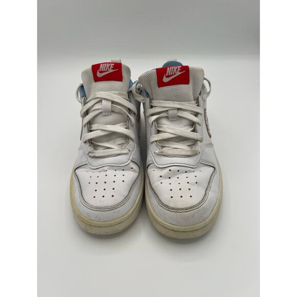 Nike Court Low Top  All Day Play White & Cherries‎ 5Y - Picture 2 of 5